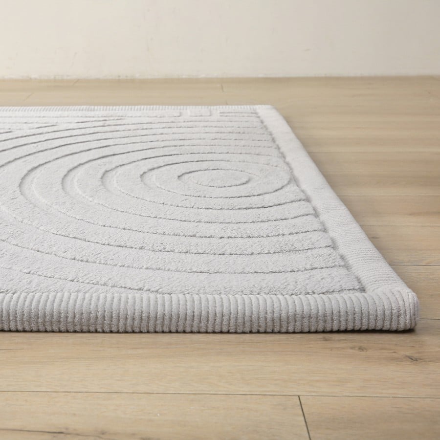 Χαλί 3D Καμάρες Γκρι με Premium Memory Foam 200x150x2.5εκ. Hakuna Matte
