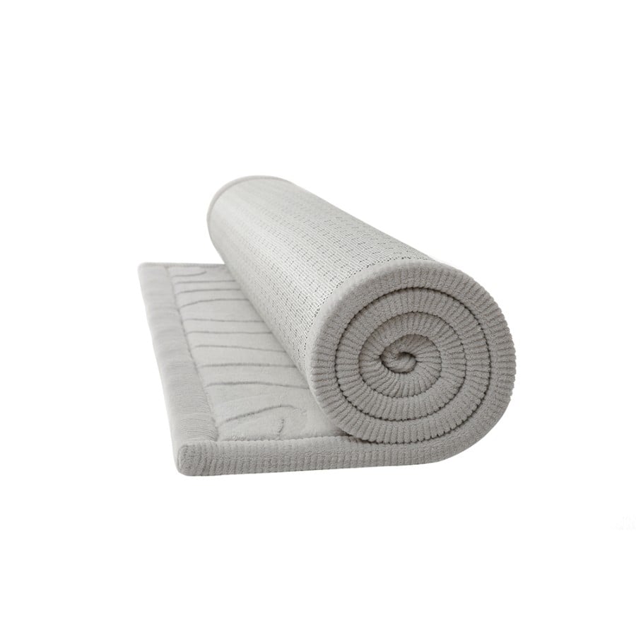 Χαλί 3D Καμάρες Γκρι με Premium Memory Foam 200x150x2.5εκ. Hakuna Matte