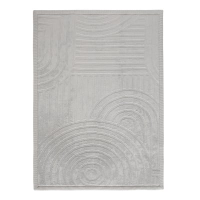Χαλί 3D Καμάρες Γκρι με Premium Memory Foam 280x200x2.5εκ. Hakuna Matte