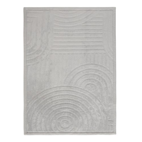 Χαλί 3D Καμάρες Γκρι με Premium Memory Foam 280x200x2.5εκ. Hakuna Matte