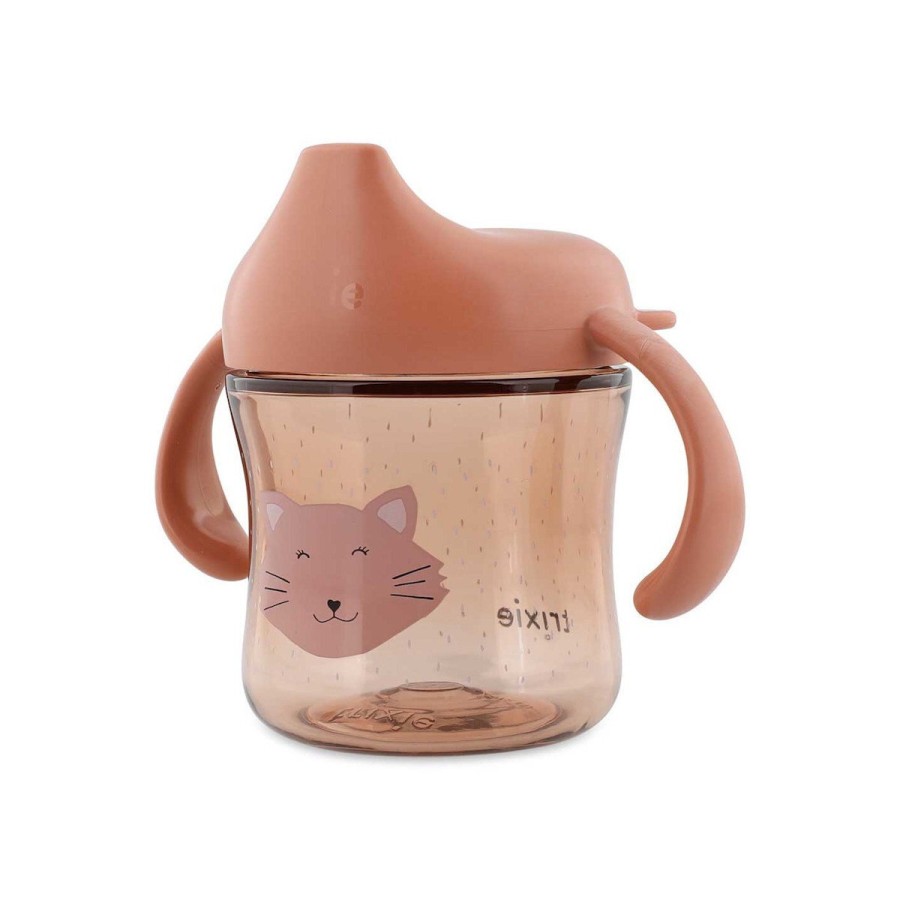 Βρεφικό Ποτηράκι με Λαβές Trixie Sippy Cup Mrs. Cat 200ml