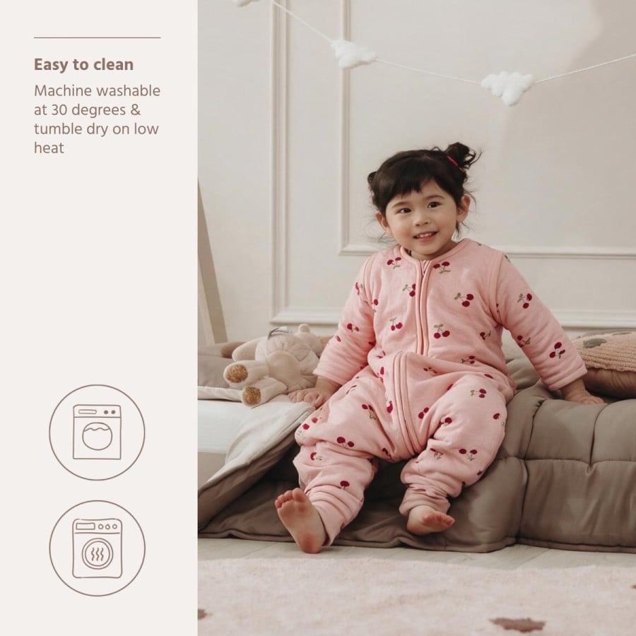Παιδικός Υπνόσακος με Ποδαράκια Meyco Baby Cherry Soft Rose TOG 2.5