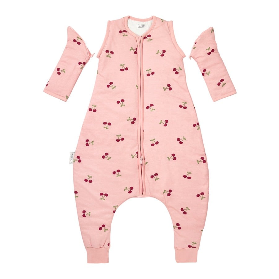 Παιδικός Υπνόσακος με Ποδαράκια Meyco Baby Cherry Soft Rose TOG 2.5