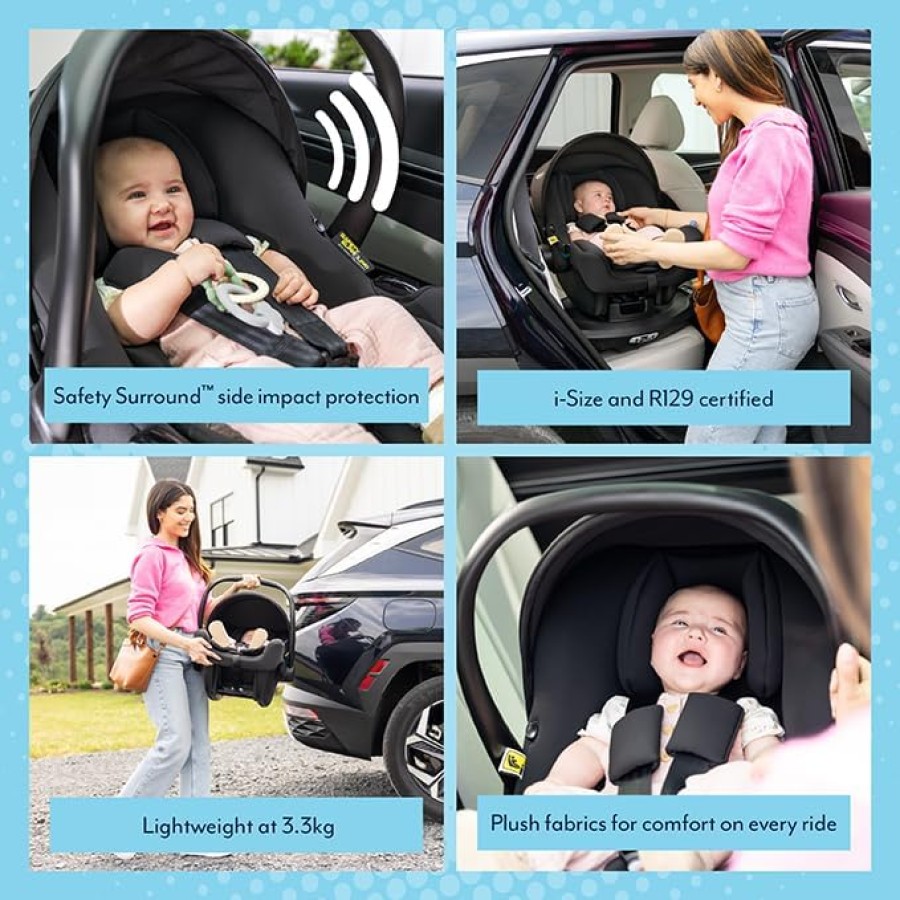 Βρεφικό Κάθισμα Αυτοκινήτου GRACO SnugLite 2 i-Size R129 Midnight 40-75cm