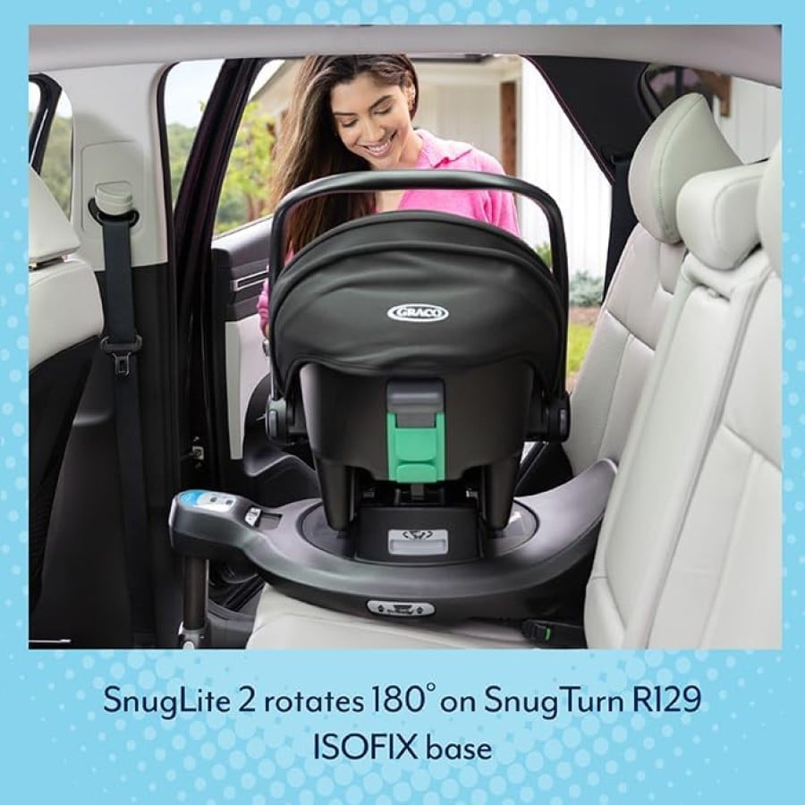 Βρεφικό Κάθισμα Αυτοκινήτου GRACO SnugLite 2 i-Size R129 Midnight 40-75cm