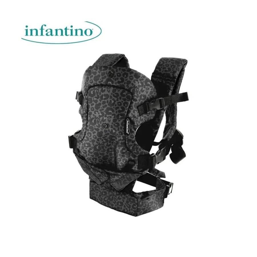 Βρεφικός Μάρσιπος Flip 4 σε 1 Convertible Carrier Leopard Black Infantino