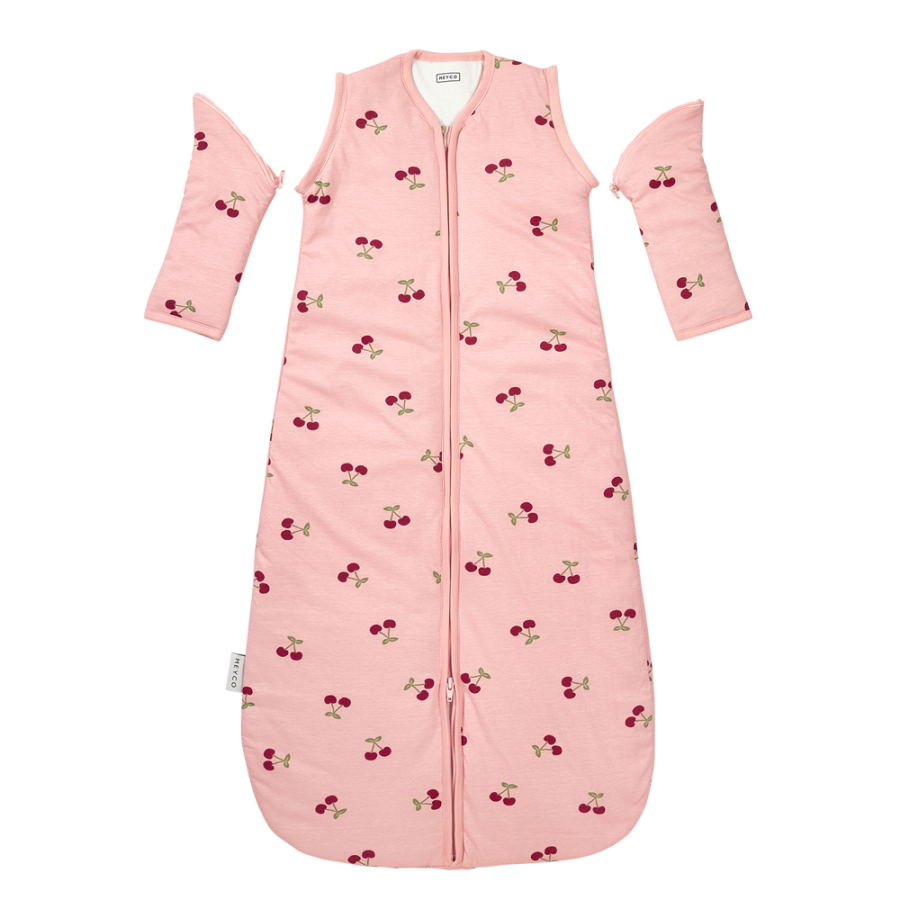 Παιδικός Υπνόσακος με Αποσπώμενα Μανίκια Cherry Soft Rose TOG 2.5 – Meyco Baby