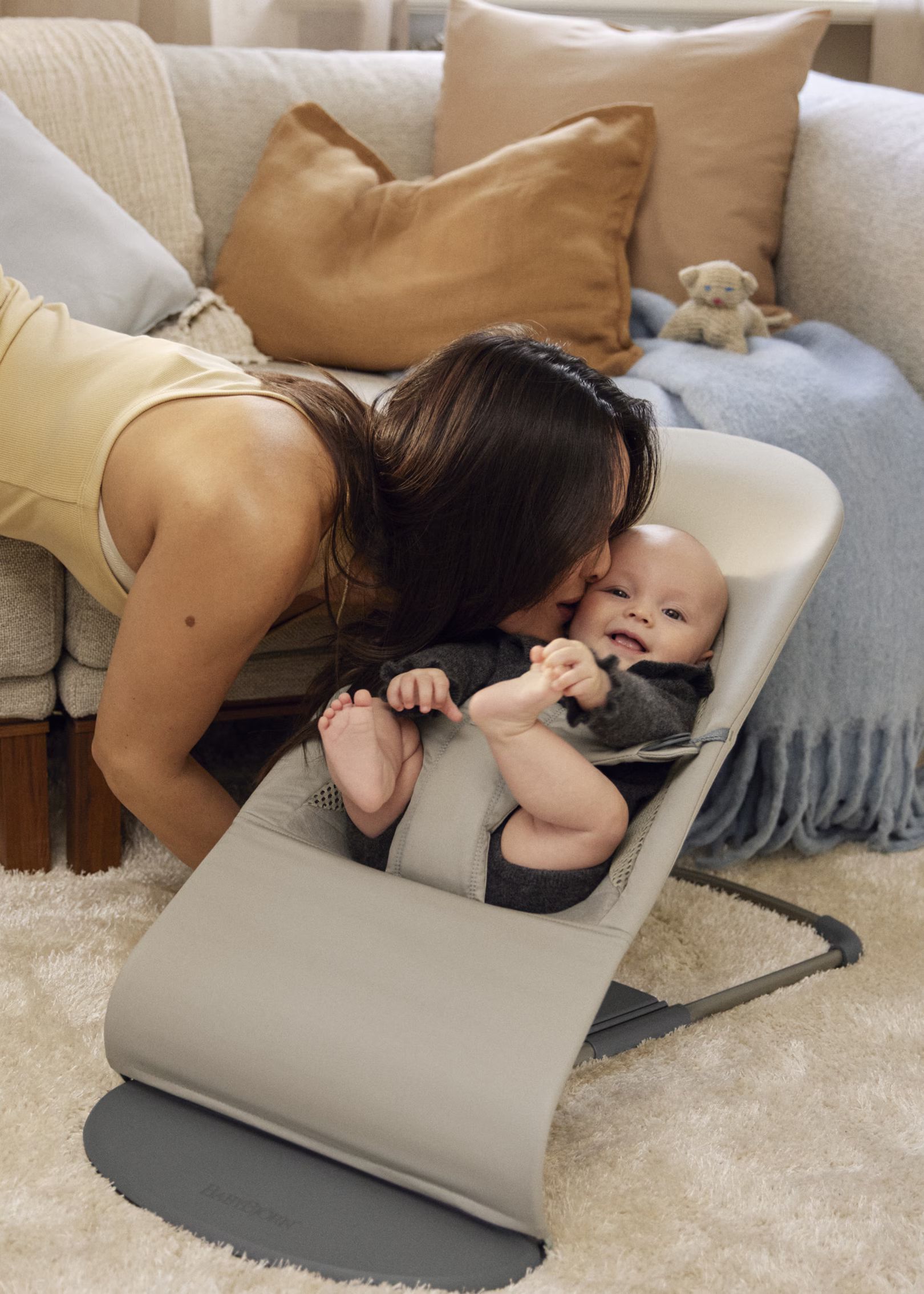 Εικόνα του Προϊόντος BabyBjorn Βρεφικό Ρηλάξ Balance Soft Tri Fabric - 2