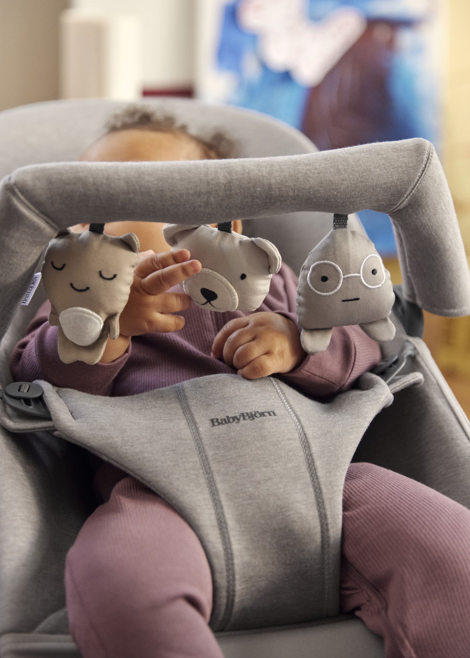 Εικόνα του Προϊόντος BabyBjorn Παιχνίδι για Ρηλάξ Soft Friends Neutrals