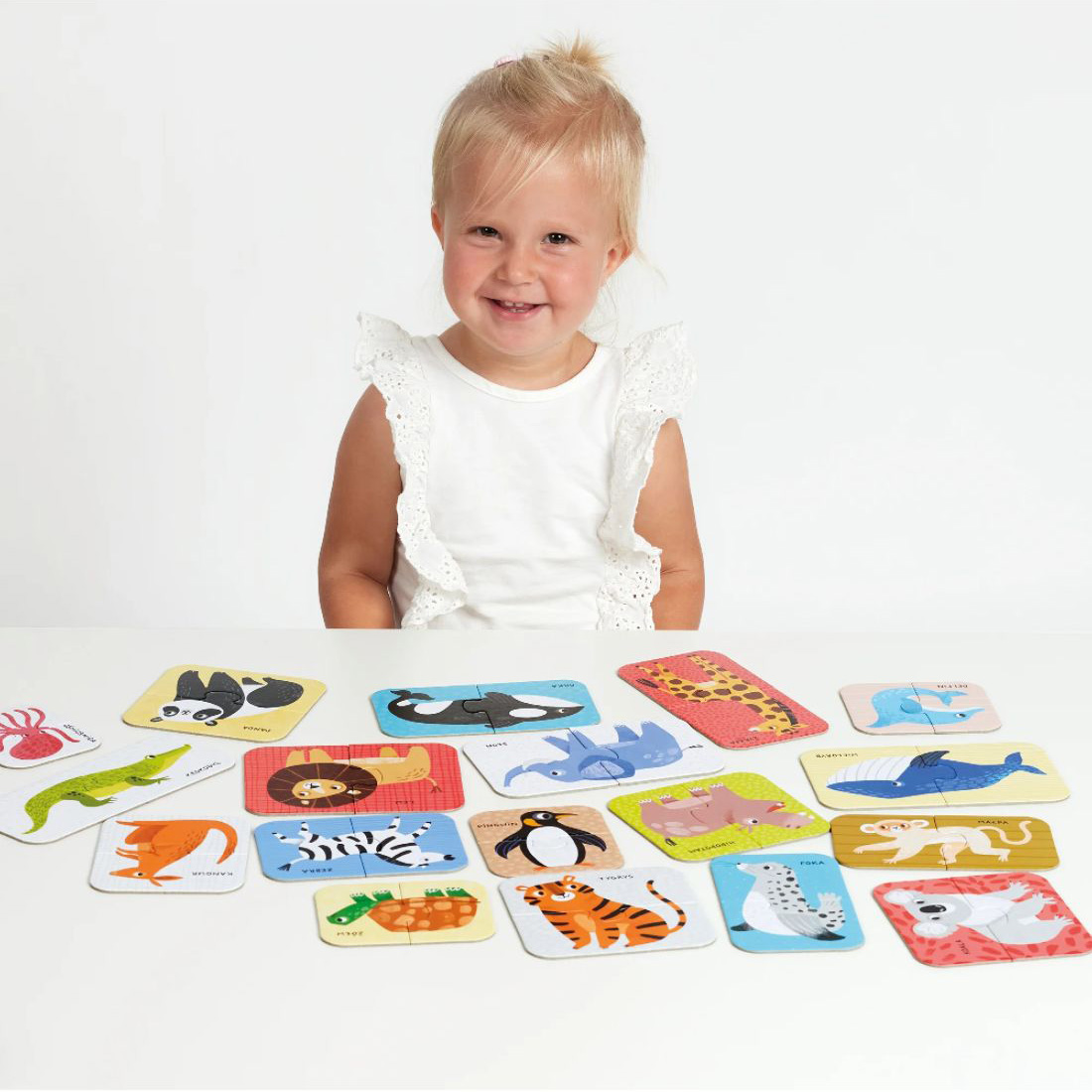 Banana Panda Παιδικά Παζλ Αντιστοίχησης Puzzle Pairs Wild Animals Animals Εικόνα του Προϊόντος Banana Panda Παιδικά Παζλ Αντιστοίχησης Puzzle Pairs Wild Animals Animals