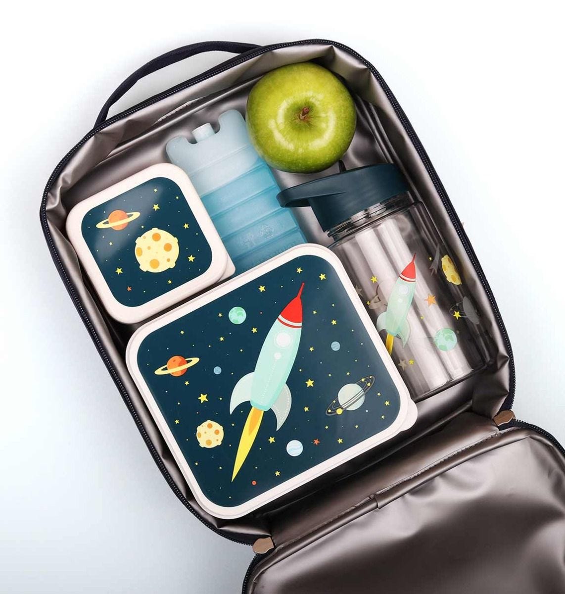 A little lovely company Ισοθερμική Τσάντα Φαγητού Space Lunch Bag CBSPBU12 - 1