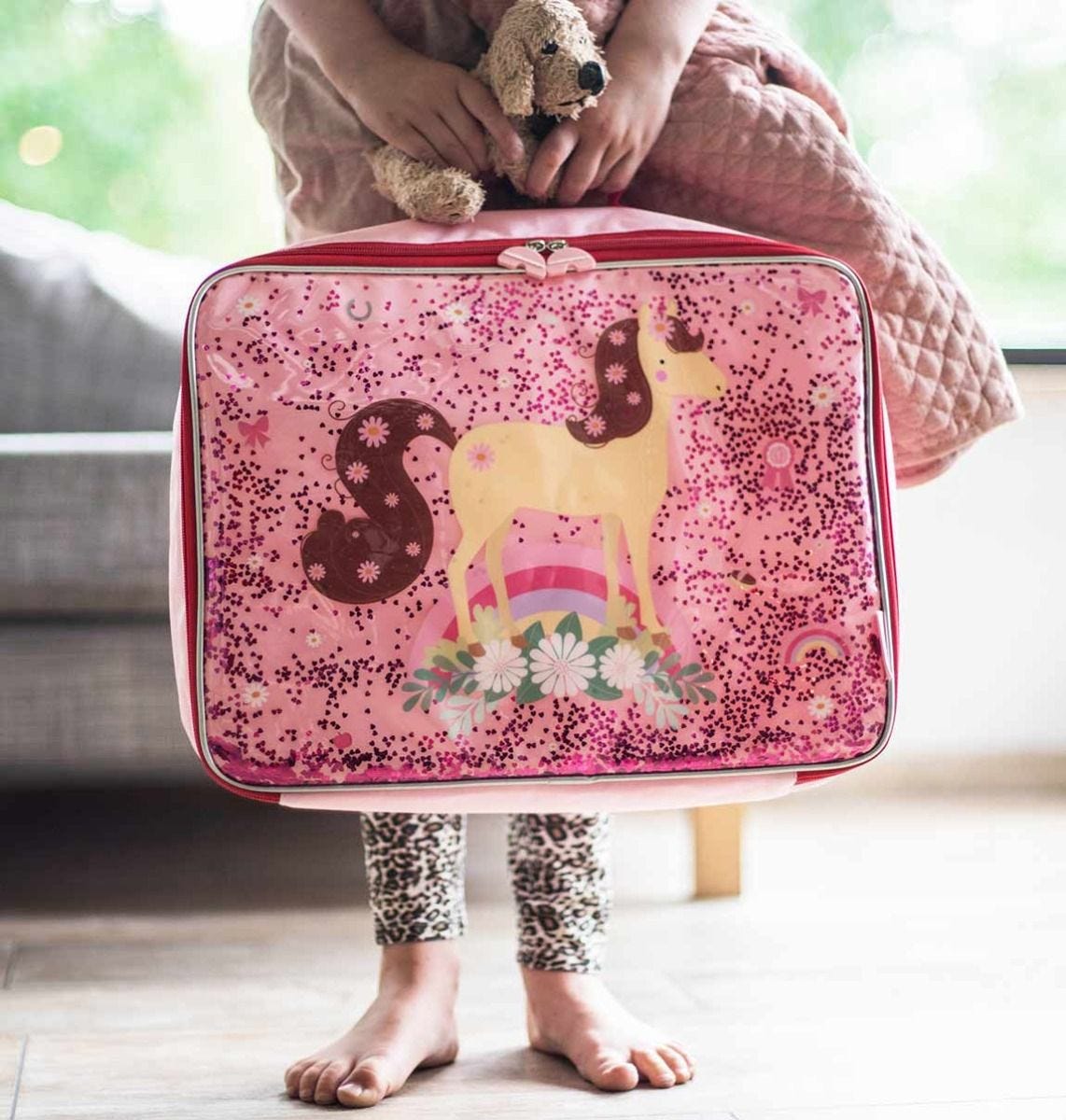 A little lovely company Βαλιτσάκι Glitter - Horse Άλογο 19,5L SCHOGL12 - 1