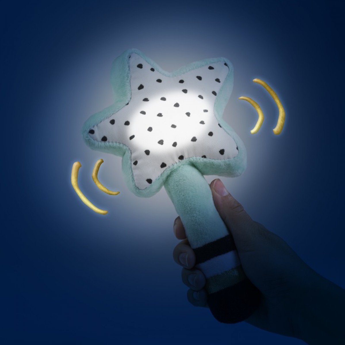 Miniland Λούτρινο Ραβδί Φωτάκι Νυκτός Wandy Star - 1