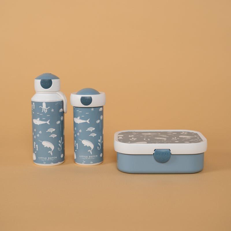Little Dutch Μπουκάλι με Pop Up καλαμάκι Ocean 400ml - 1