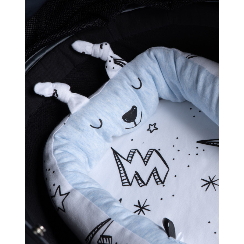 Minene Πολυχρηστικό Μαξιλάρι Light Blue Mini Snuggly Snake 105εκ. - 1