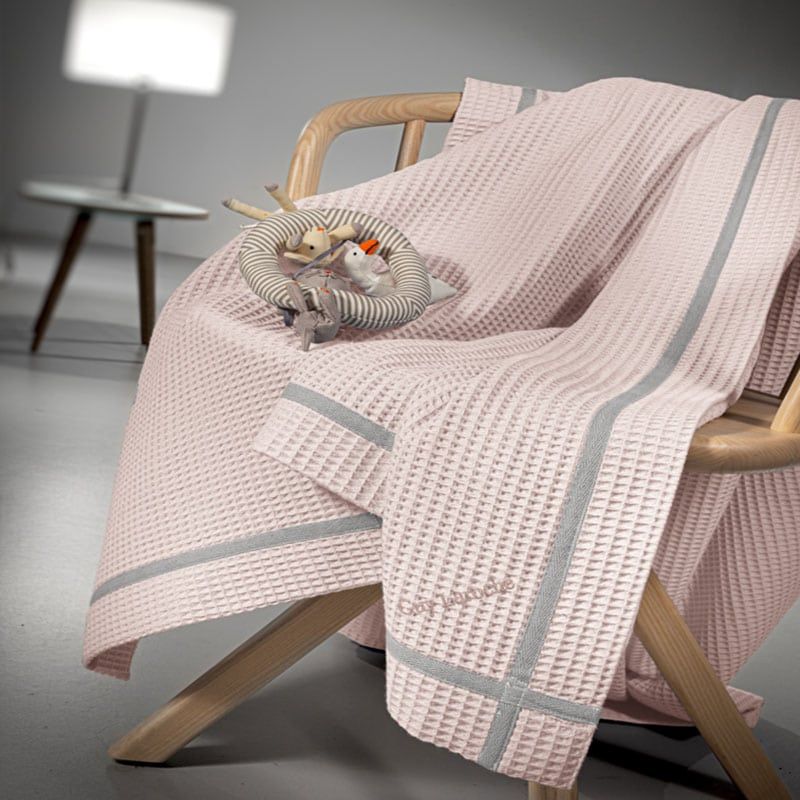 Guy Laroche Mood Κουβέρτα Πικέ Κούνιας 110x140εκ. Pinky - 1