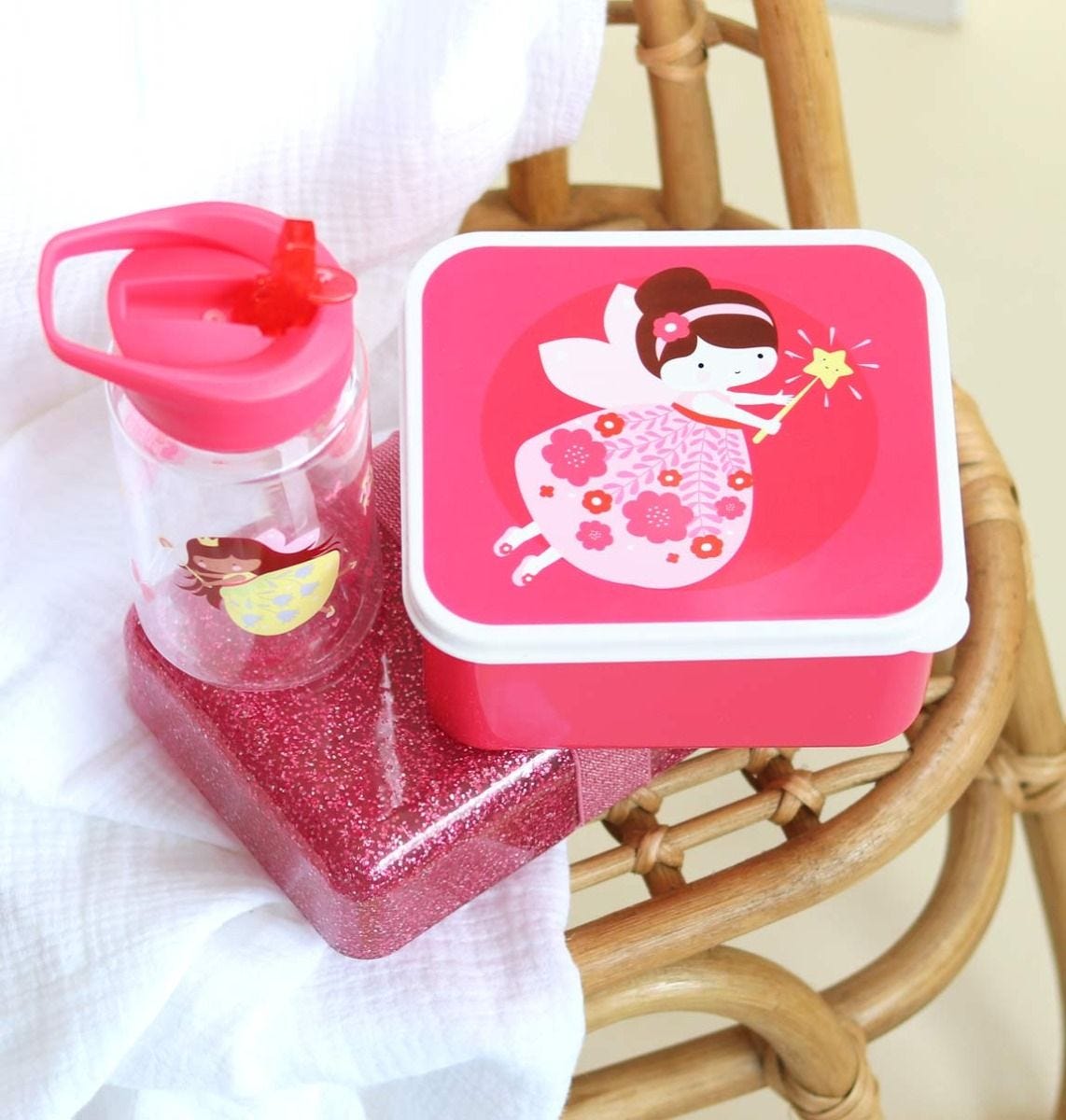 A Little Lovely Company Σετ 4 Δοχεία Φαγητού Lunch & Snack Box  - 1