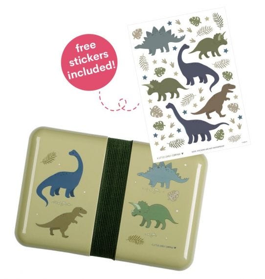 A Little Lovely Company Παιδικό Δοχείο Φαγητού 850ml Dinosaurs - 2
