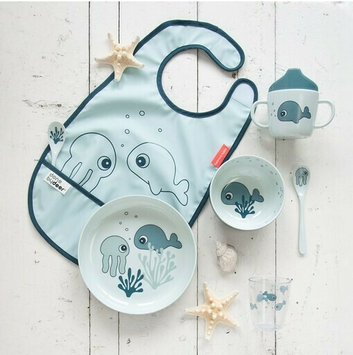 Done By Deer Μπoλ Yummy Mini Sea Friends Μπλε - 1