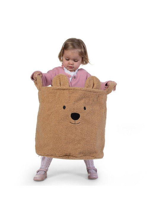 Childhome Καλάθι Οργάνωσης Αρκουδάκι 40x40x40εκ. Μπεζ - 1