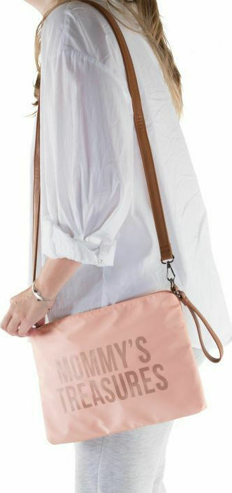 Childhome Τσαντάκι Νεσεσέρ Mommy Treasures Pink Cooper - 1