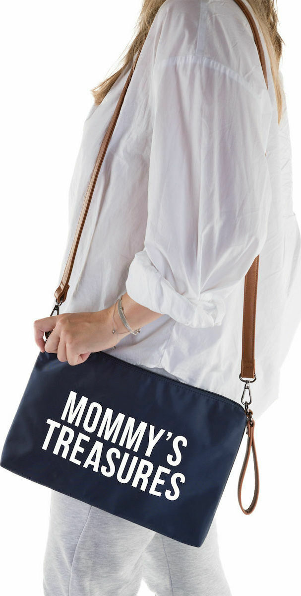 Childhome Τσαντάκι Νεσεσέρ Mommy Treasures Navy White - 1