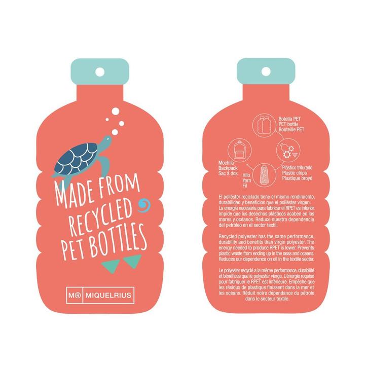 Miquelrius Τσαντάκι Νηπιαγωγείου Χελώνα Recycled 6lt - 3