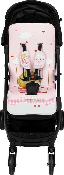 Interbaby Κάλυμμα Για Καρότσι Swing Mod Mat Ροζ - 2