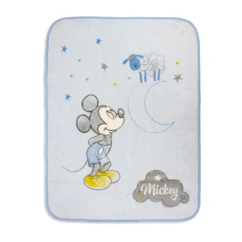 Interbaby Disney Κουβέρτα Αγκαλιάς 110x140εκ. Rachel Counting Sheep Mickey - 1