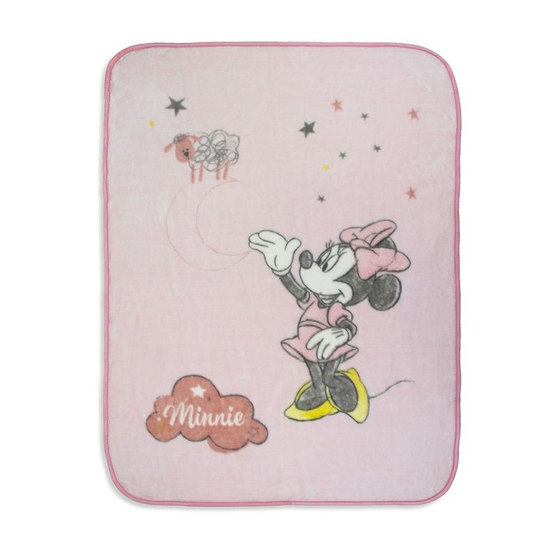 Interbaby Disney Κουβέρτα Αγκαλιάς 110x140εκ. Rachel Counting Sheep Minnie - 1