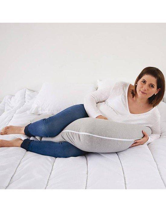 Candide Μαξιλάρι Θηλασμού Jersey Grey 74x46x16εκ. - 1