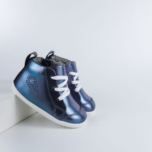 Bobux Παιδικό Παπούτσι Step Up Alley-Oop Navy Metallic - 1