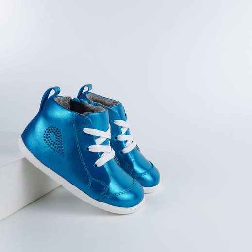 Bobux Παιδικό Παπούτσι Step Up Alley-Oop Peacock Metallic - 1