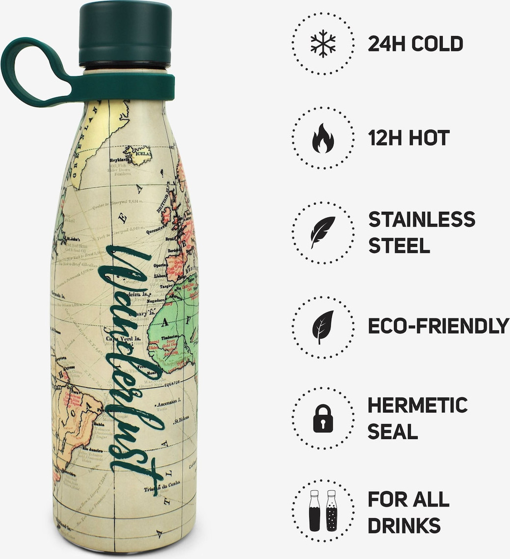 Legami Milano Ανοξείδωτο Μπουκάλι-Θερμός Hot&Cold Travel 500ml - 1