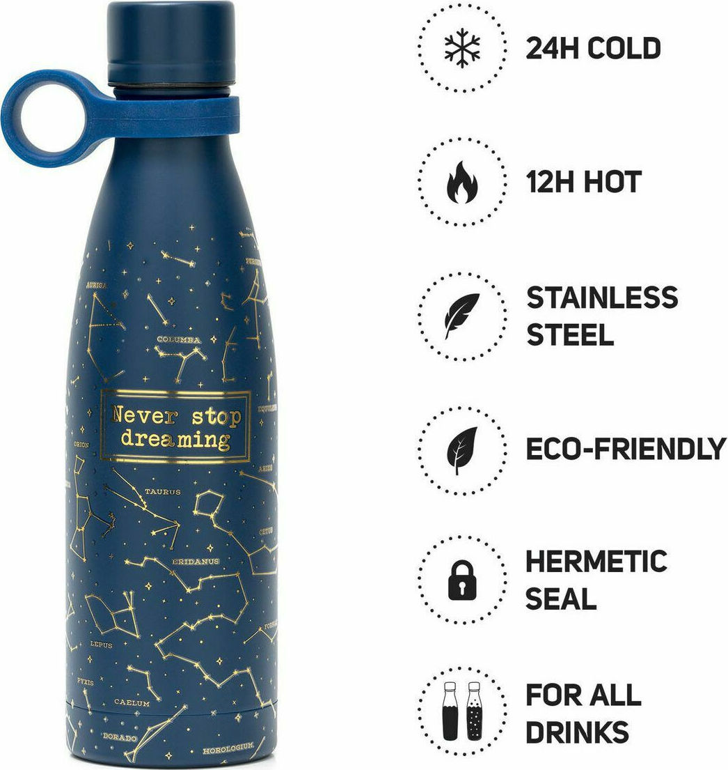 Legami Milano Ανοξείδωτο Μπουκάλι-Θερμός Hot&Cold Stars 800ml - 1