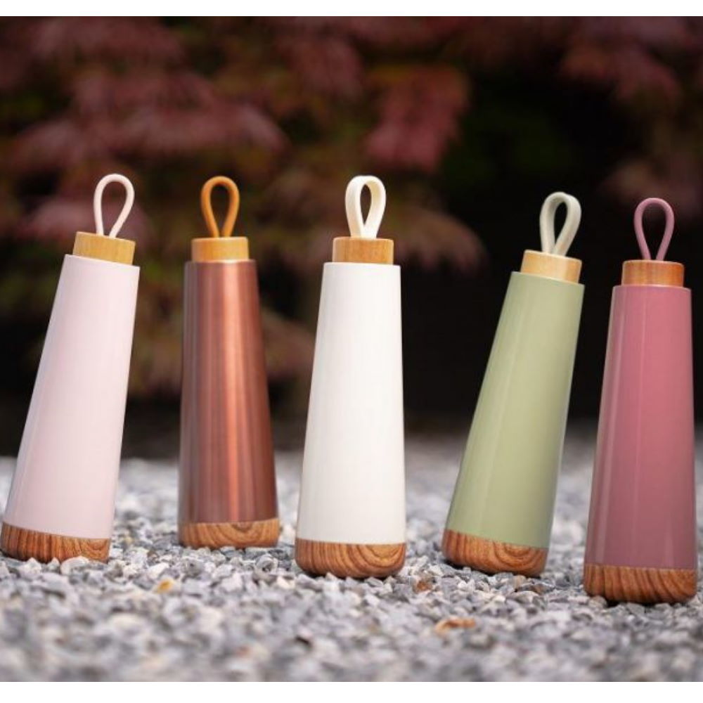 Chic Mic Ανοξείδωτο Θερμός Bamboo Bioloco Loop 500ml Petrol - 1