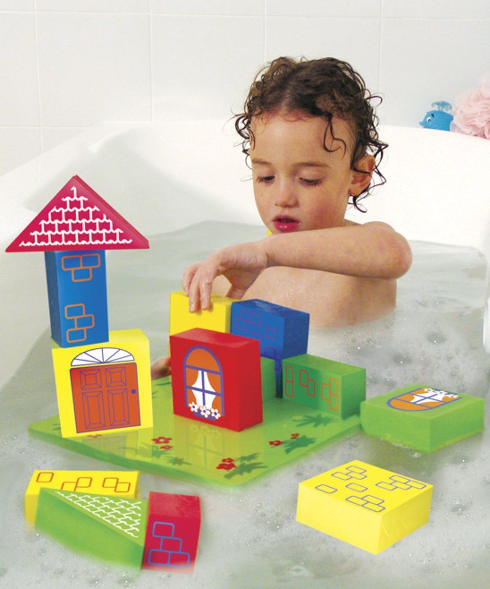 Edushape Παιχνίδι Νερού Τουβλάκια Που Επιπλέουν Floating Bricks 15τμχ. - 1