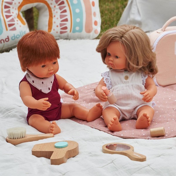 Miniland Κούκλα Redhead Boy με Εσώρουχα 38εκ. με Ελαφρύ Άρωμα Βανίλιας - 1