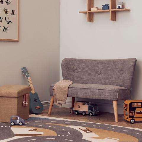 Kids Concept Καναπεδάκι Παιδικού Δωματίου Γκρι - 1