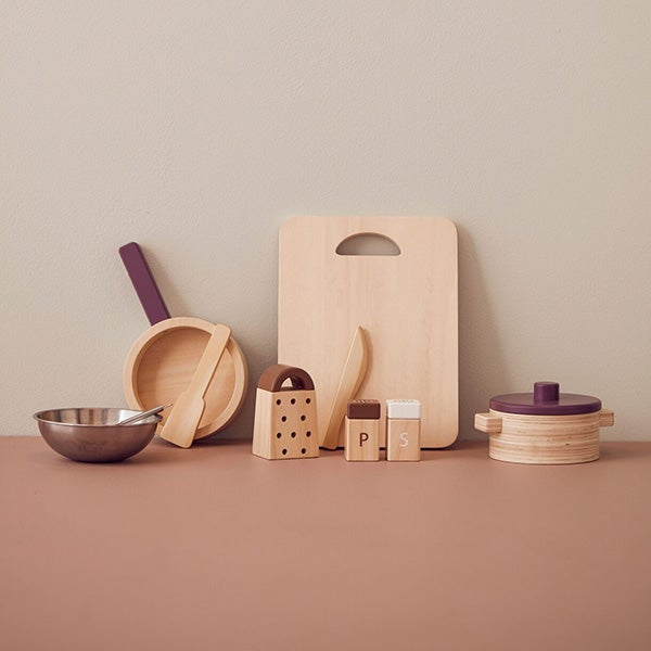 Kids Concept Ξύλινο Παιχνίδι Σετ Μαγειρικής Bistrot - 2