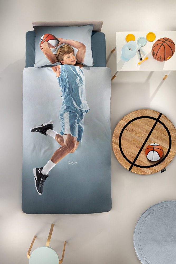 Saint Clair Σετ Παιδικό Κουβερλί 160x230εκ. & Μαξιλαροθήκες 50x70εκ. Hoop - 1