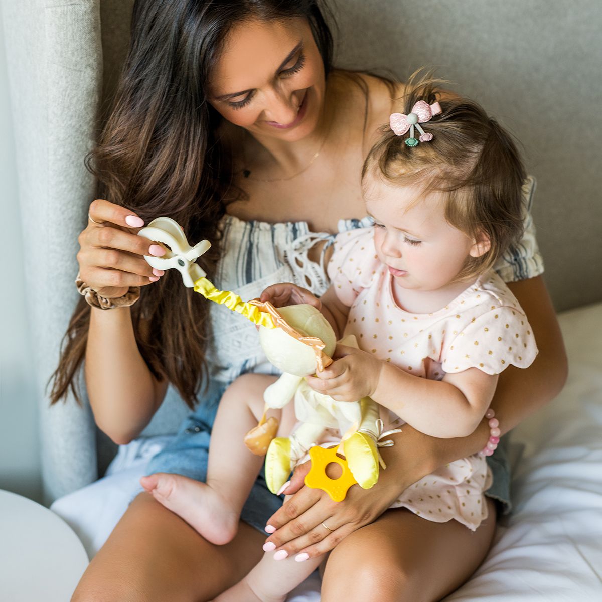BabyOno Μαλακό Κρεμαστό Εκπαιδευτικό Παιχνίδι Fanny Μπαλαρίνα - 1