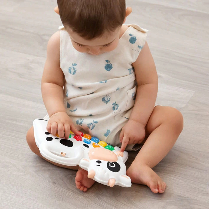 Kiokids Παιδικό Μουσικό Πιανάκι Αγελαδίτσα - 1