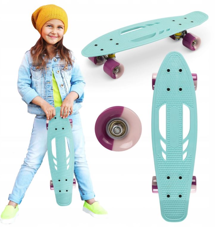 Momi Qkids Galaxy Τροχοσανίδα Skateboard έως 50kg Light Blue - 1