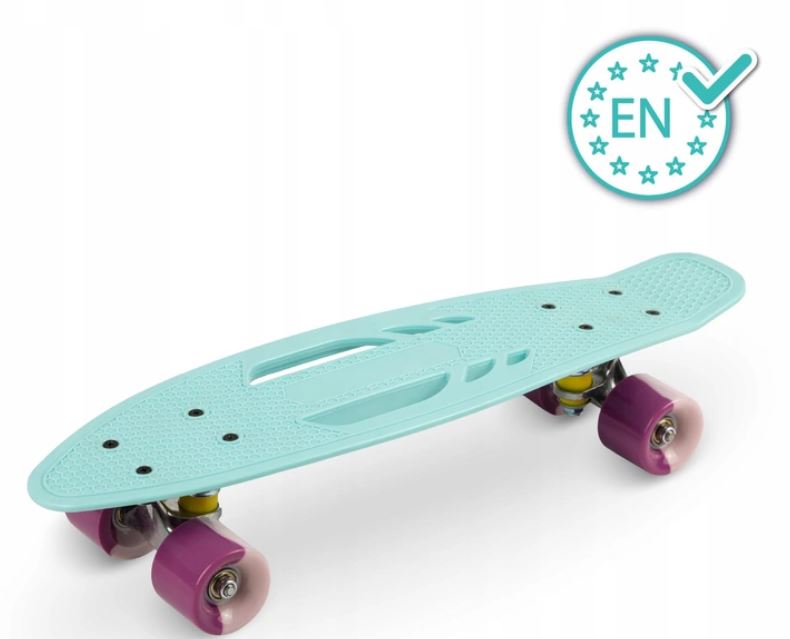 Momi Qkids Galaxy Τροχοσανίδα Skateboard έως 50kg Light Blue - 2