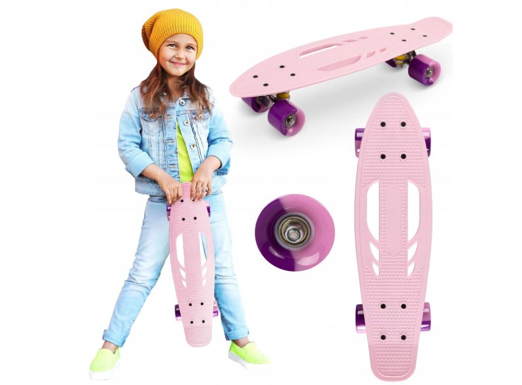 Momi Qkids Galaxy Τροχοσανίδα Skateboard έως 50kg Pink - 1