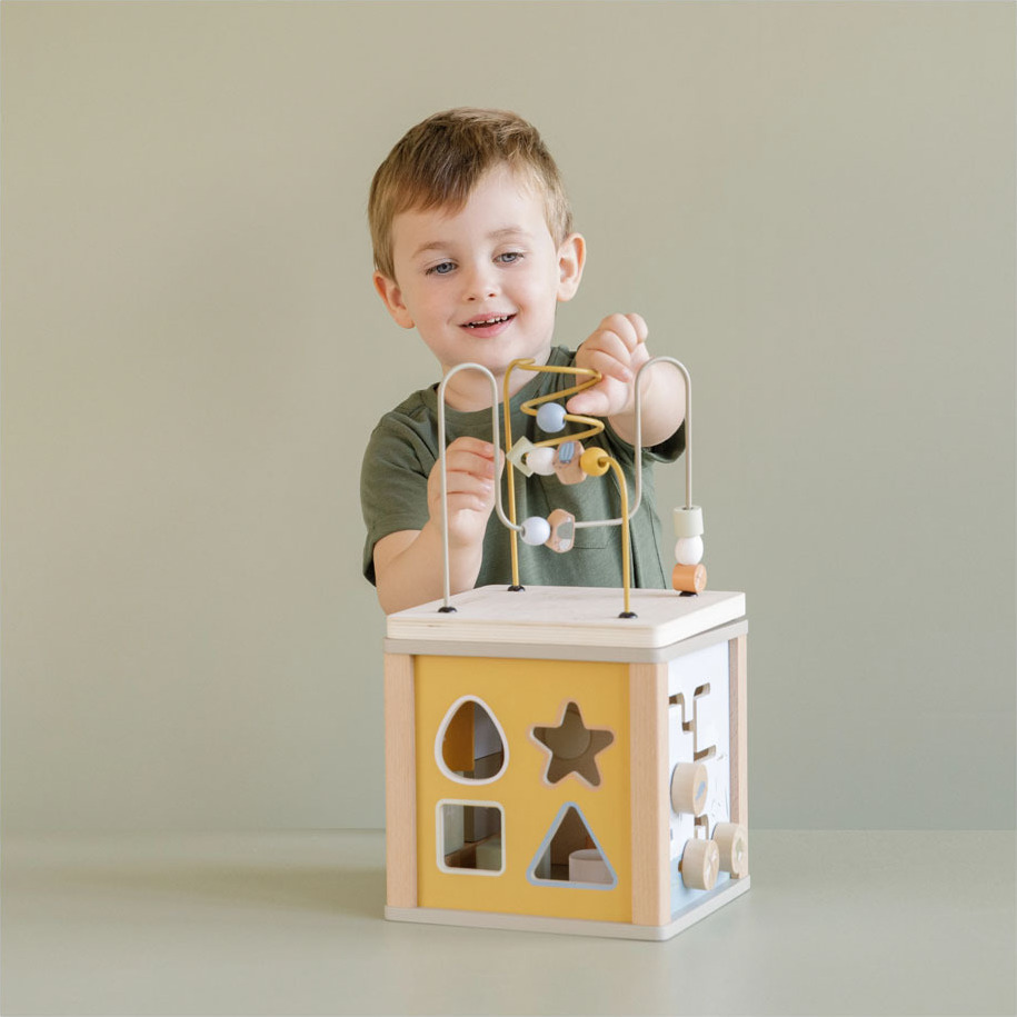 Little Dutch Ξύλινος Κύβος Δραστηριοτήτων με Προγραφή Little Goose - 1