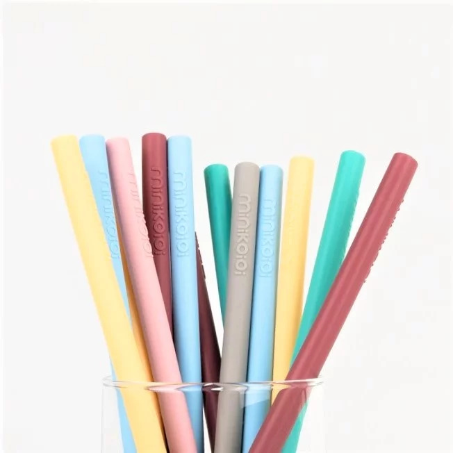 MinikOiOi Flexi Straws Παιδικά Καλαμάκια Σιλικόνης Boys Mix 4τμχ. - 2