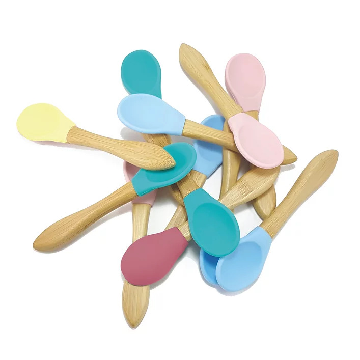 MinikOiOi Scoops Παιδικά Κουτάλια Σετ 2μχ. Aqua Green/Pinky Pink - 2