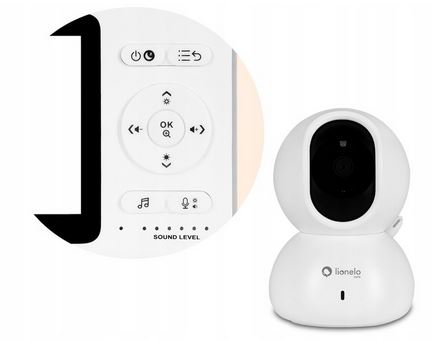 Lionelo Babyline 8.2 Ενδοεπικοινωνία με Περιστρεφόμενη Κάμερα - 5